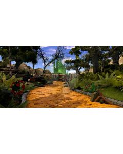 Lane In Forest Computer Printed Dance Recital Scenic Backdrop ACP-453