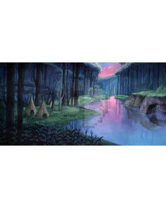 Clear creek Computer Printed Dance Recital Scenic Backdrop ACP-458