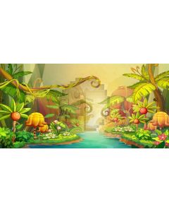 Fairy Dale Computer Printed Dance Recital Scenic Backdrop ACP-461