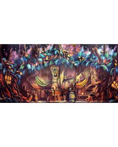 Ghost  Tree Computer Printed Dance Recital Scenic Backdrop ACP-464