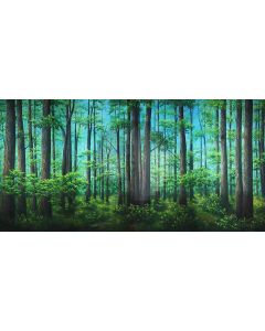 lush forest Computer Printed Dance Recital Scenic Backdrop ACP-490