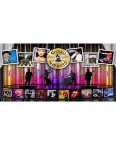 record memory Computer Printed Dance Recital Scenic Backdrop ACP-049