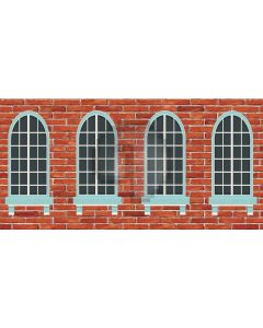 window  wall Computer Printed Dance Recital Scenic Backdrop ACP-506