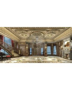 Glory Stairs Ceiling Lamp Carpet Computer Printed Dance Recital Scenic Backdrop ACP-523