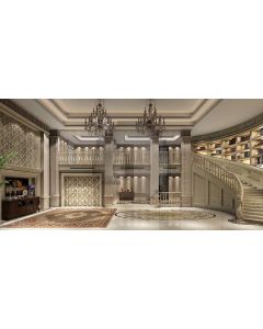 Modern Stairs Ceiling Lamp Carpet Computer Printed Dance Recital Scenic Backdrop ACP-526