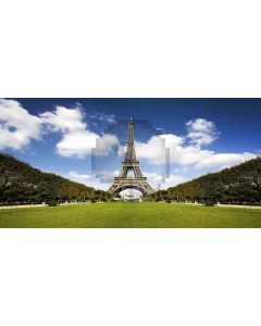 Eiffel Tower Computer Printed Dance Recital Scenic Backdrop ACP-052