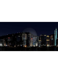 Night Building Advertising Board Light Computer Printed Dance Recital Scenic Backdrop ACP-539