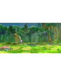 Forest Illumination Grass Flower Computer Printed Dance Recital Scenic Backdrop ACP-546