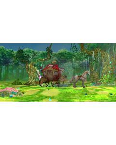 Forest Illumination Grass Flower Carriage Computer Printed Dance Recital Scenic Backdrop ACP-547