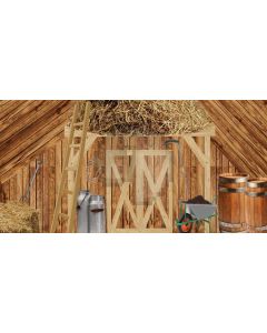Barrel Fork Haystack Ladder Computer Printed Dance Recital Scenic Backdrop ACP-567