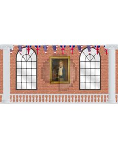 Pillar Window Painting Computer Printed Dance Recital Scenic Backdrop ACP-600