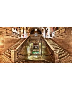 Stairs Arch Ceiling Lamp Computer Printed Dance Recital Scenic Backdrop ACP-625