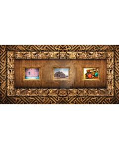 Painting Board Retro Computer Printed Dance Recital Scenic Backdrop ACP-646