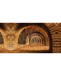 Brick Wall Arch Computer Printed Dance Recital Scenic Backdrop ACP-652