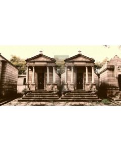 Pillar House Door Stair Computer Printed Dance Recital Scenic Backdrop ACP-688