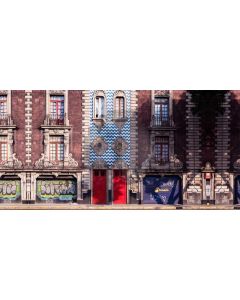 Door Window Board Painting House Computer Printed Dance Recital Scenic Backdrop ACP-691