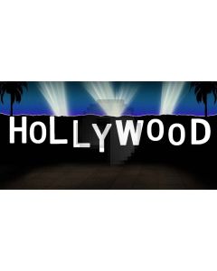 Hollywood light Computer Printed Dance Recital Scenic Backdrop ACP-069