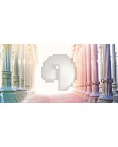 Pillar White Light Computer Printed Dance Recital Scenic Backdrop ACP-717