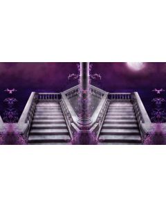 Stair Pillar Flower Computer Printed Dance Recital Scenic Backdrop ACP-726