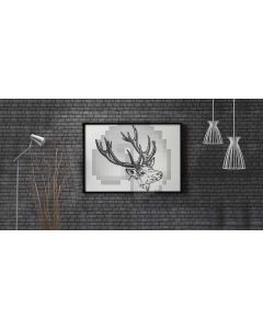 Brick Wall Painting Tree Computer Printed Dance Recital Scenic Backdrop ACP-748