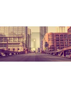 Building Road Window Computer Printed Dance Recital Scenic Backdrop ACP-786
