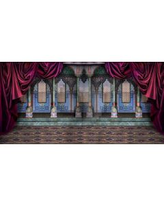 Curtain Pillar Window Floor Computer Printed Dance Recital Scenic Backdrop ACP-800