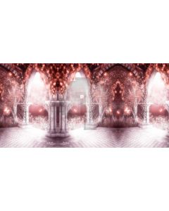 Arch Light Pillar Plant Computer Printed Dance Recital Scenic Backdrop ACP-808