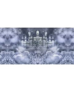 Castle Smoky Plant Computer Printed Dance Recital Scenic Backdrop ACP-809