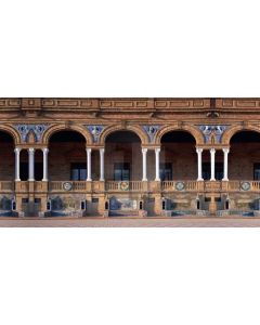 Arch Pillar Window Computer Printed Dance Recital Scenic Backdrop ACP-813