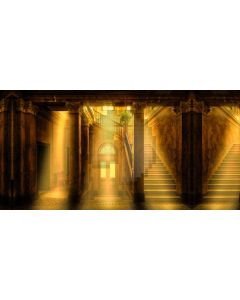 Stair Light Window Pillar Computer Printed Dance Recital Scenic Backdrop ACP-819