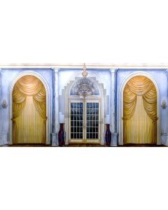 Arch Window Curtain Computer Printed Dance Recital Scenic Backdrop ACP-826