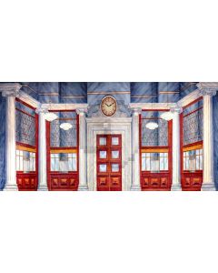 Pillar Window Door Clock Computer Printed Dance Recital Scenic Backdrop ACP-837