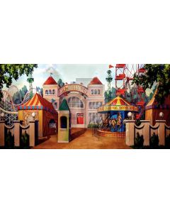 House Pillar Plant Whirligig Computer Printed Dance Recital Scenic Backdrop ACP-848