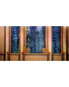 Window Building Computer Printed Dance Recital Scenic Backdrop ACP-852