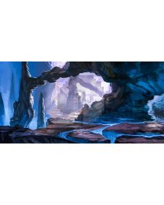 Stone River Light Computer Printed Dance Recital Scenic Backdrop ACP-853