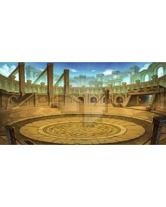 Arch Pillar Circle Light Computer Printed Dance Recital Scenic Backdrop ACP-877