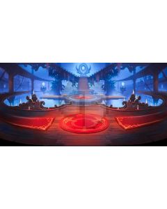Candle Circle Red Carpet Computer Printed Dance Recital Scenic Backdrop ACP-883