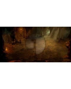 Arch Candle Grass Computer Printed Dance Recital Scenic Backdrop ACP-888