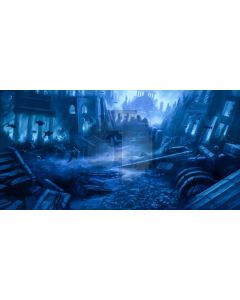 Pillar Darkness Computer Printed Dance Recital Scenic Backdrop ACP-933