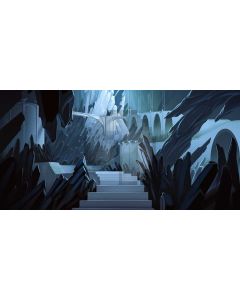 Stair Arch Computer Printed Dance Recital Scenic Backdrop ACP-942
