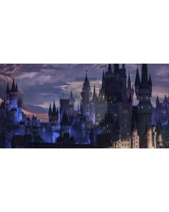 Castle Cloud Light Computer Printed Dance Recital Scenic Backdrop ACP-965