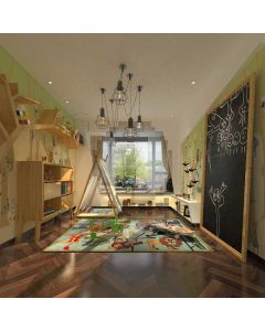 Blackboard Activity Room Computer Printed Photography Backdrop AUT-002