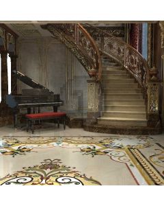 Glory Stairs Piano Computer Printed Photography Backdrop AUT-005