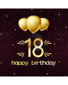 Birthday Balloon Computer Printed Photography Backdrop AUT-053