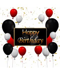 Birthday Balloon Computer Printed Photography Backdrop AUT-057