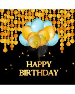 Birthday Balloon Computer Printed Photography Backdrop AUT-063