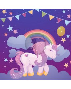 Horse Star Cloud Rainbow Computer Printed Photography Backdrop AUT-068