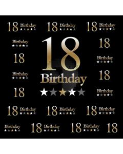 Birthday Star Computer Printed Photography Backdrop AUT-082