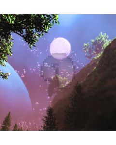 Moon Plant Computer Printed Photography Backdrop AUT-084