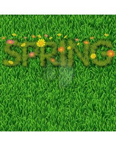 Grass Spring Computer Printed Photography Backdrop AUT-099